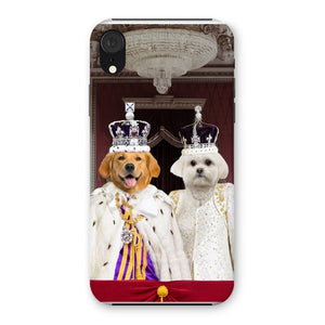 The Coronation Couple: Custom Pet Phone Case - Paw & Glory - Dog Portraits - Pet Portraits