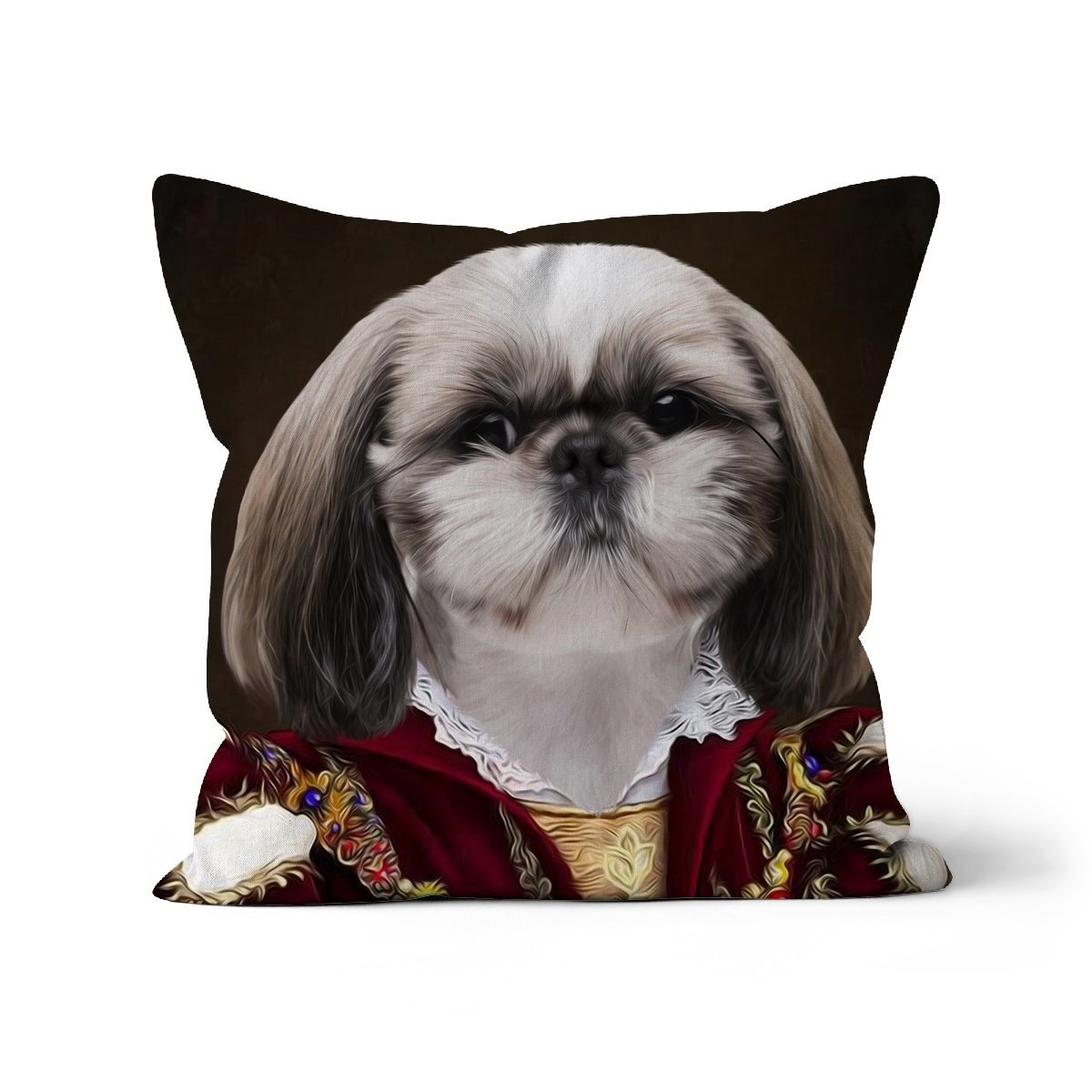 The Countess: Custom Pet Pillow - Paw & Glory - Dog Portraits - Pet Portraits