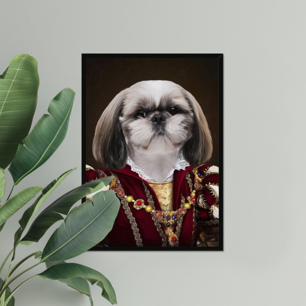 The Countess: Custom Pet Portrait - Paw & Glory - Dog Portraits - Pet Portraits