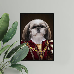 The Countess: Custom Pet Portrait - Paw & Glory - Dog Portraits - Pet Portraits