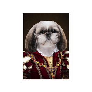 The Countess: Custom Pet Poster - Paw & Glory - Dog Portraits - Pet Portraits