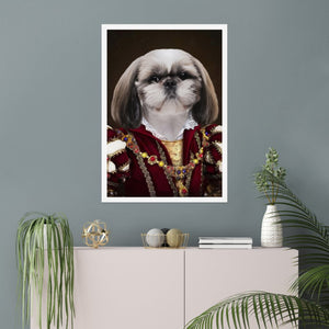 The Countess: Custom Pet Poster - Paw & Glory - Dog Portraits - Pet Portraits