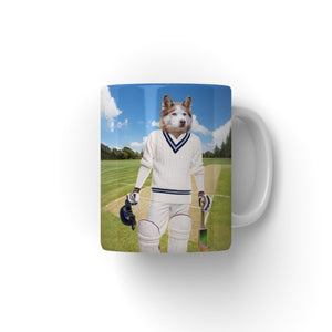 The Cricket Prodigy: Custom Pet Coffee Mug - Paw & Glory - Dog Portraits - Pet Portraits