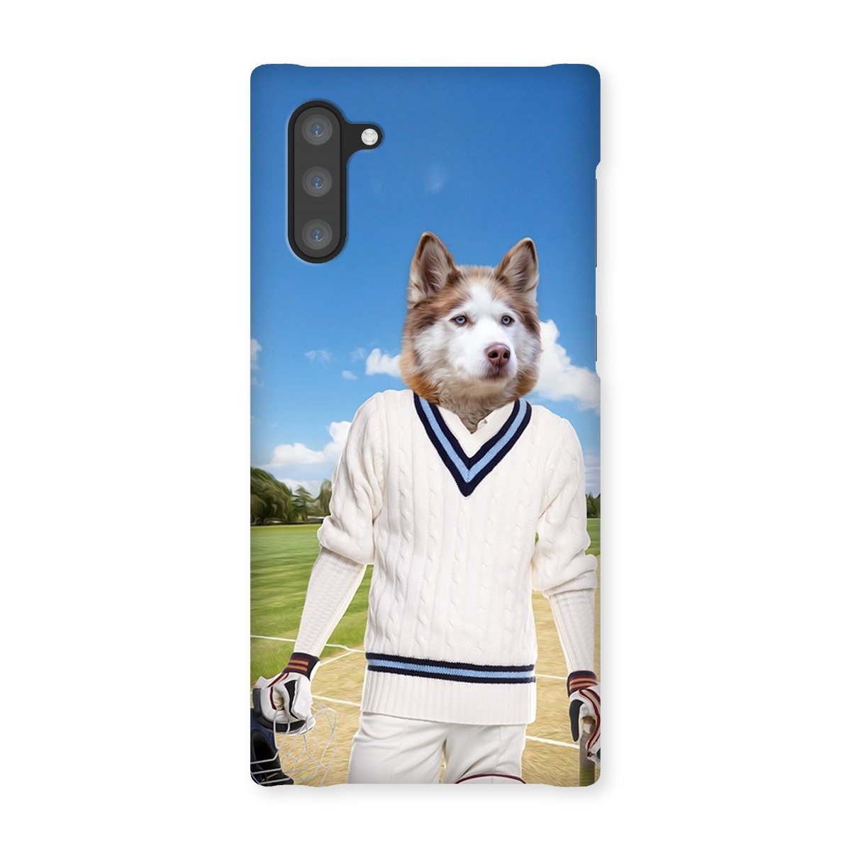 The Cricket Prodigy: Custom Pet Phone Case - Paw & Glory - Dog Portraits - Pet Portraits