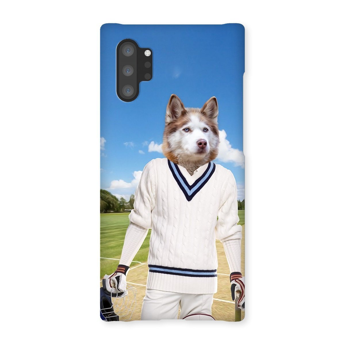 The Cricket Prodigy: Custom Pet Phone Case - Paw & Glory - Dog Portraits - Pet Portraits