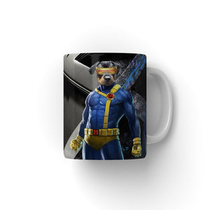 The Cyclops: Custom Pet Coffee Mug - Paw & Glory - Dog Portraits - Pet Portraits