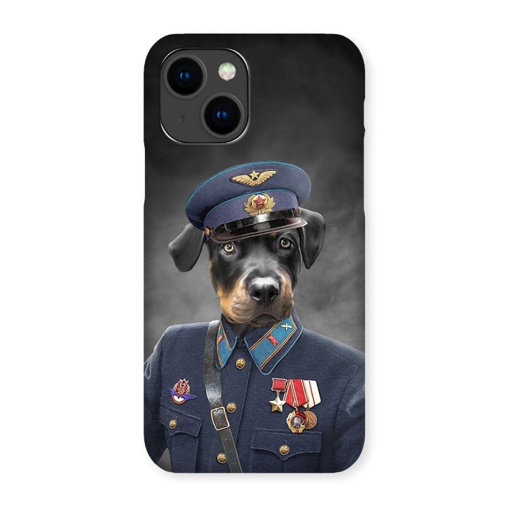 The Decorated Soldier: Custom Pet Phone Case - Paw & Glory - Dog Portraits - Pet Portraits