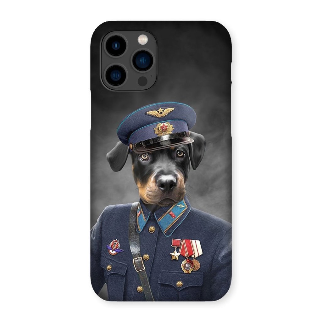 The Decorated Soldier: Custom Pet Phone Case - Paw & Glory - Dog Portraits - Pet Portraits