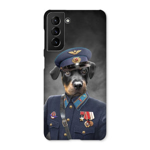 The Decorated Soldier: Custom Pet Phone Case - Paw & Glory - Dog Portraits - Pet Portraits