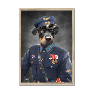 The Decorated Soldier: Custom Pet Portrait - Paw & Glory - Dog Portraits - Pet Portraits