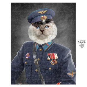 The Decorated Soldier: Custom Pet Puzzle - Paw & Glory - Dog Portraits - Pet Portraits