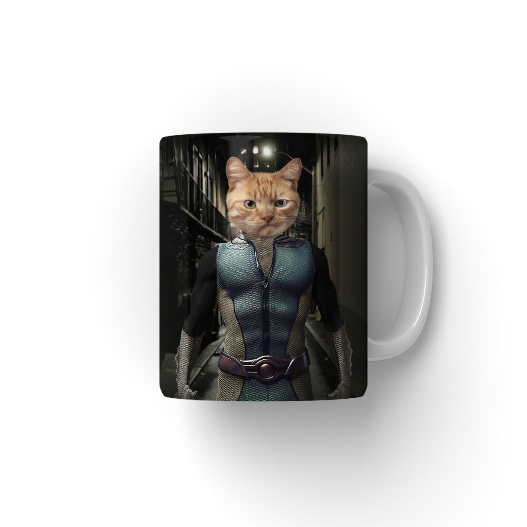 The Deep (The Boys Inspired): Custom Pet Coffee Mug - Paw & Glory - Dog Portraits - Pet Portraits