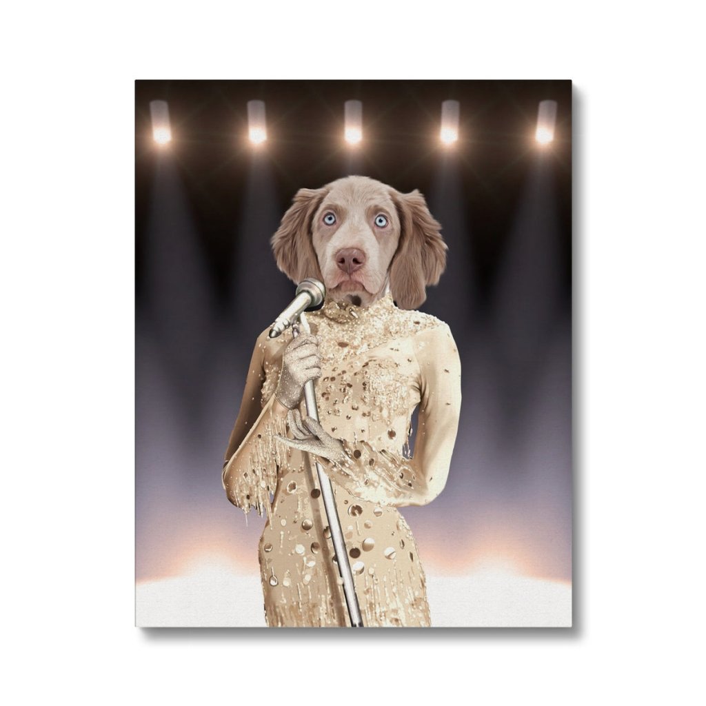 The Diana Ross: Custom Pet Canvas - Paw & Glory - Dog Portraits - Pet Portraits