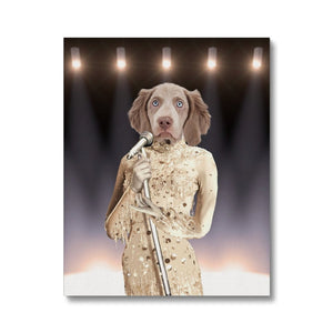 The Diana Ross: Custom Pet Canvas - Paw & Glory - Dog Portraits - Pet Portraits