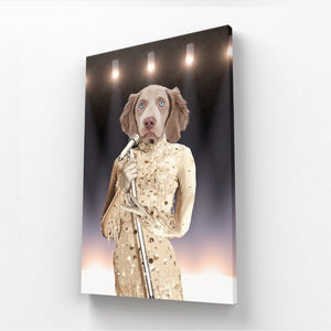 The Diana Ross: Custom Pet Canvas - Paw & Glory - Dog Portraits - Pet Portraits