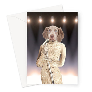 The Diana Ross: Custom Pet Greeting Card - Paw & Glory - Dog Portraits - Pet Portraits