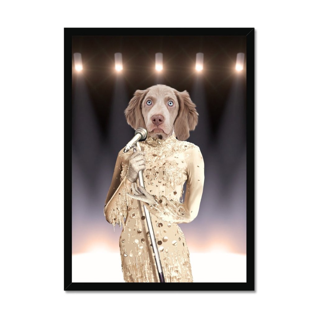 The Diana Ross: Custom Pet Portrait - Paw & Glory - Dog Portraits - Pet Portraits