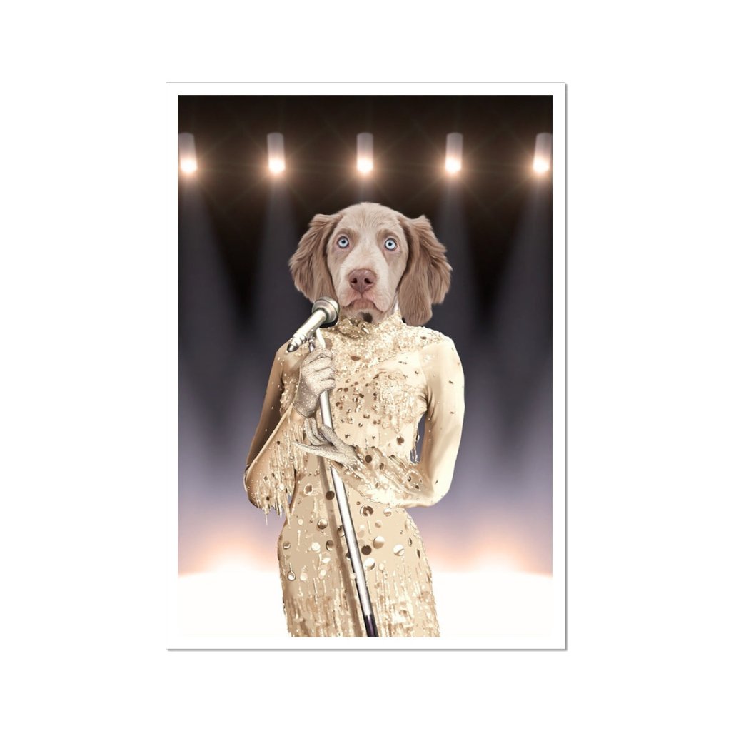 The Diana Ross: Custom Pet Poster - Paw & Glory - Dog Portraits - Pet Portraits