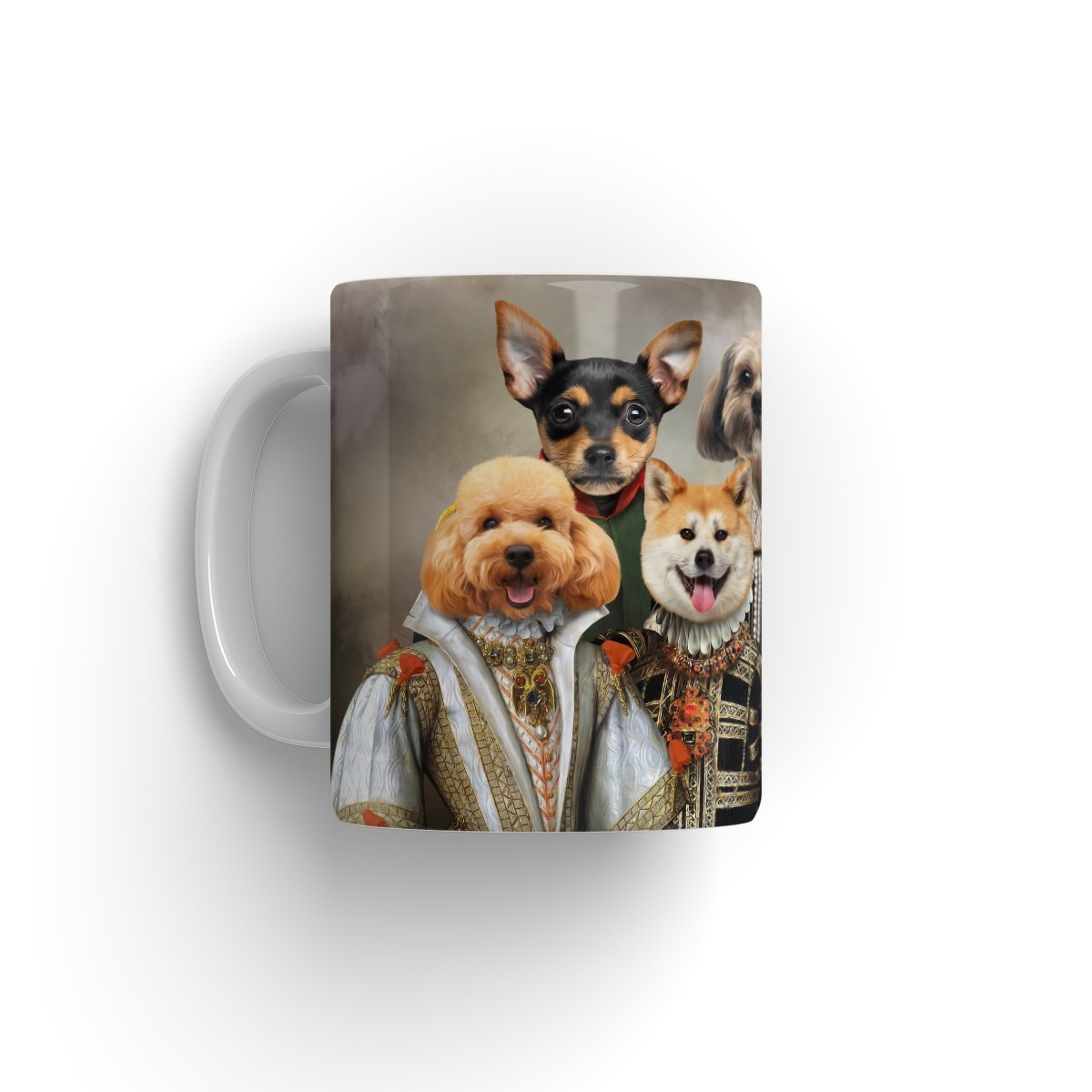 The Dignified 5: Custom Pet Coffee Mug - Paw & Glory - Dog Portraits - Pet Portraits