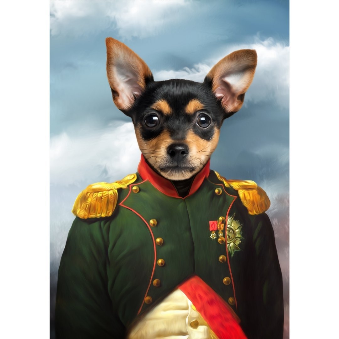 The Dignitary: Custom Digital Download Pet Portrait - Paw & Glory - Dog Portraits - Pet Portraits