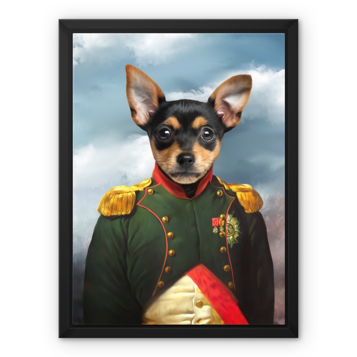 The Dignitary: Custom Pet Canvas - Paw & Glory - Dog Portraits - Pet Portraits