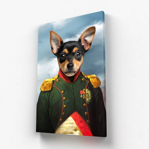 The Dignitary: Custom Pet Canvas - Paw & Glory - Dog Portraits - Pet Portraits