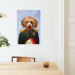 The Dignitary: Custom Pet Poster - Paw & Glory - Dog Portraits - Pet Portraits