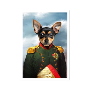 The Dignitary: Custom Pet Poster - Paw & Glory - Dog Portraits - Pet Portraits