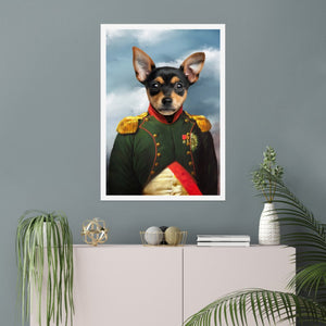 The Dignitary: Custom Pet Poster - Paw & Glory - Dog Portraits - Pet Portraits