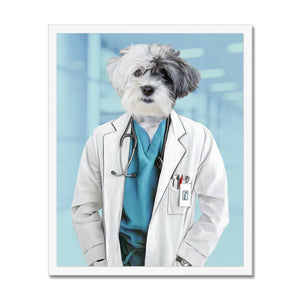 The Doctor: Custom Pet Portrait - Paw & Glory - Dog Portraits - Pet Portraits