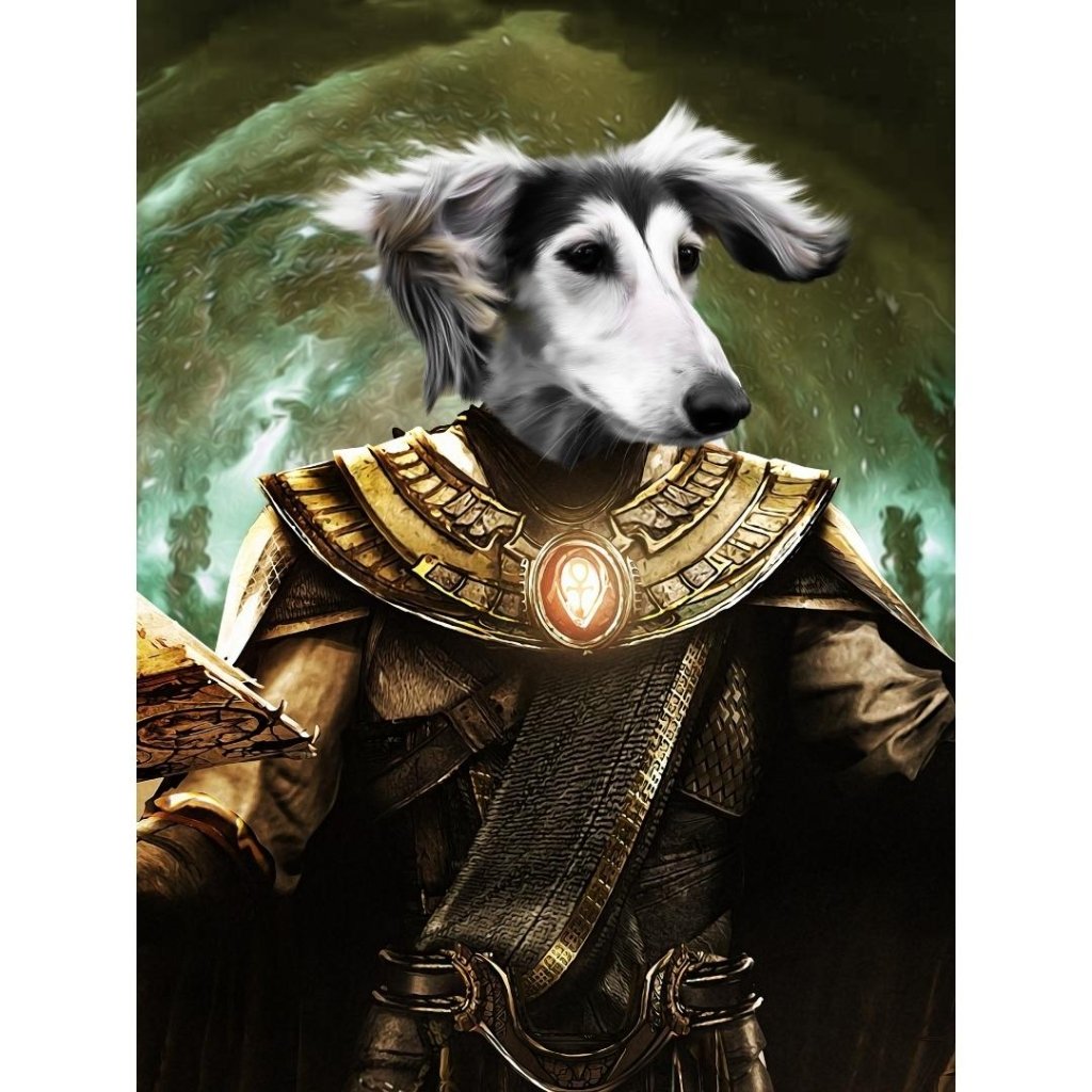 The Doctor Fate (Black Adam Inspired): Custom Digital Download Pet Portrait - Paw & Glory - Dog Portraits - Pet Portraits