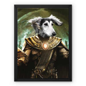 The Doctor Fate (Black Adam Inspired): Custom Pet Canvas - Paw & Glory - Dog Portraits - Pet Portraits