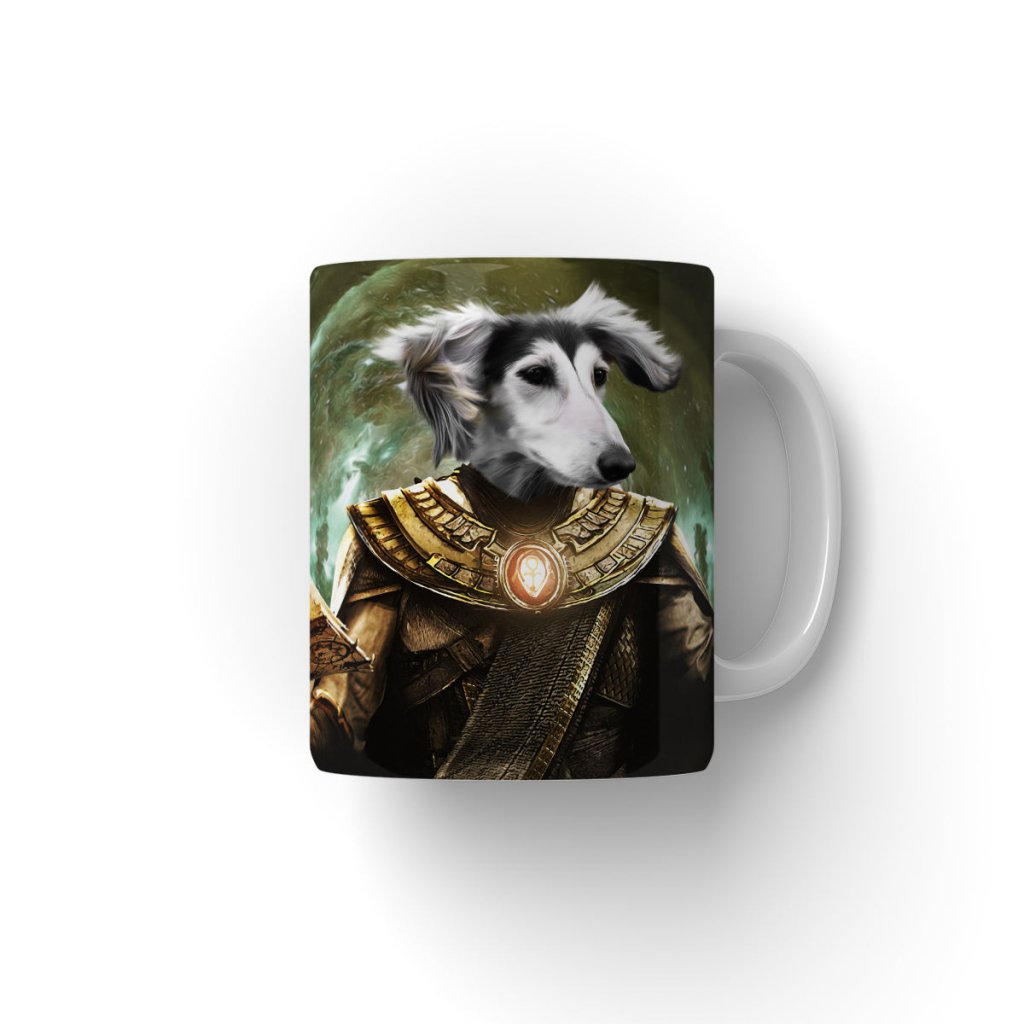 The Doctor Fate (Black Adam Inspired): Custom Pet Coffee Mug - Paw & Glory - Dog Portraits - Pet Portraits