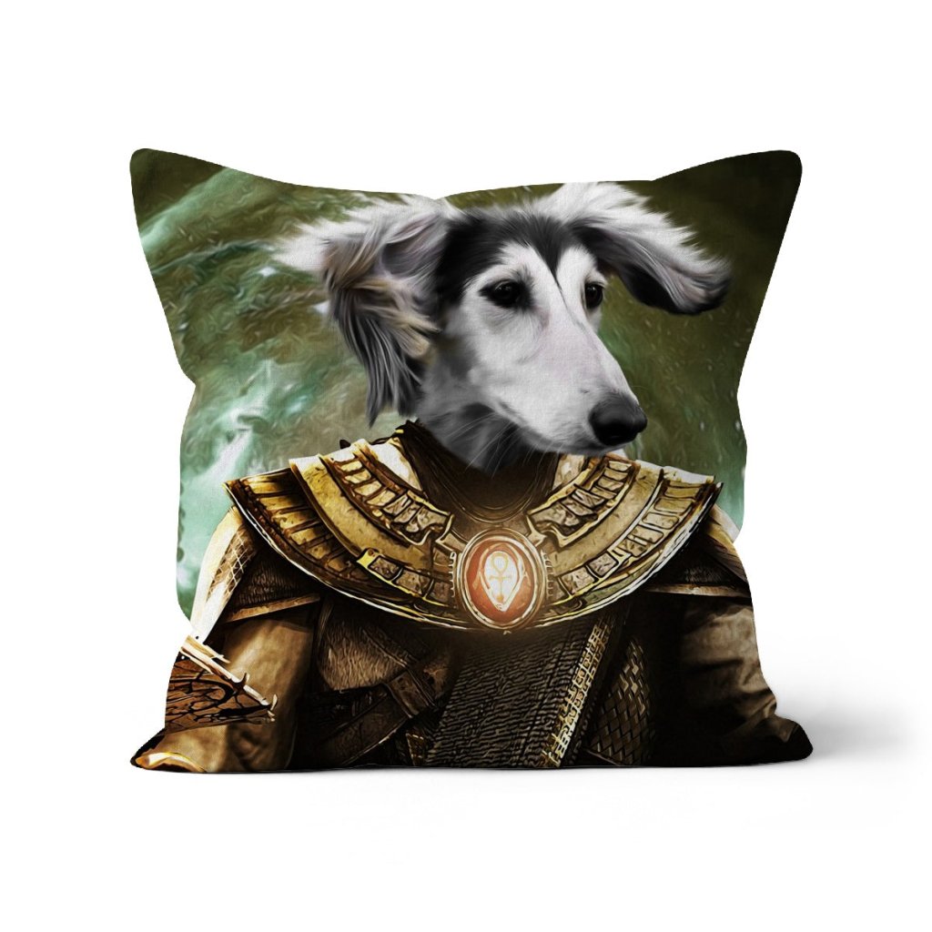 The Doctor Fate (Black Adam Inspired): Custom Pet Pillow - Paw & Glory - Dog Portraits - Pet Portraits