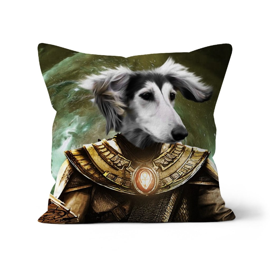 The Doctor Fate (Black Adam Inspired): Custom Pet Pillow - Paw & Glory - Dog Portraits - Pet Portraits