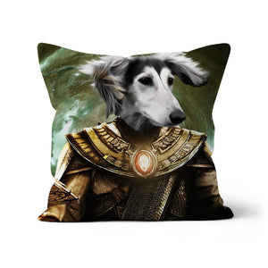 The Doctor Fate (Black Adam Inspired): Custom Pet Pillow - Paw & Glory - Dog Portraits - Pet Portraits