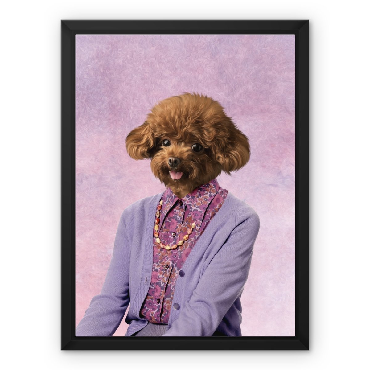 The Dot Cotton (Eastenders Inspired): Custom Pet Canvas - Paw & Glory - Dog Portraits - Pet Portraits