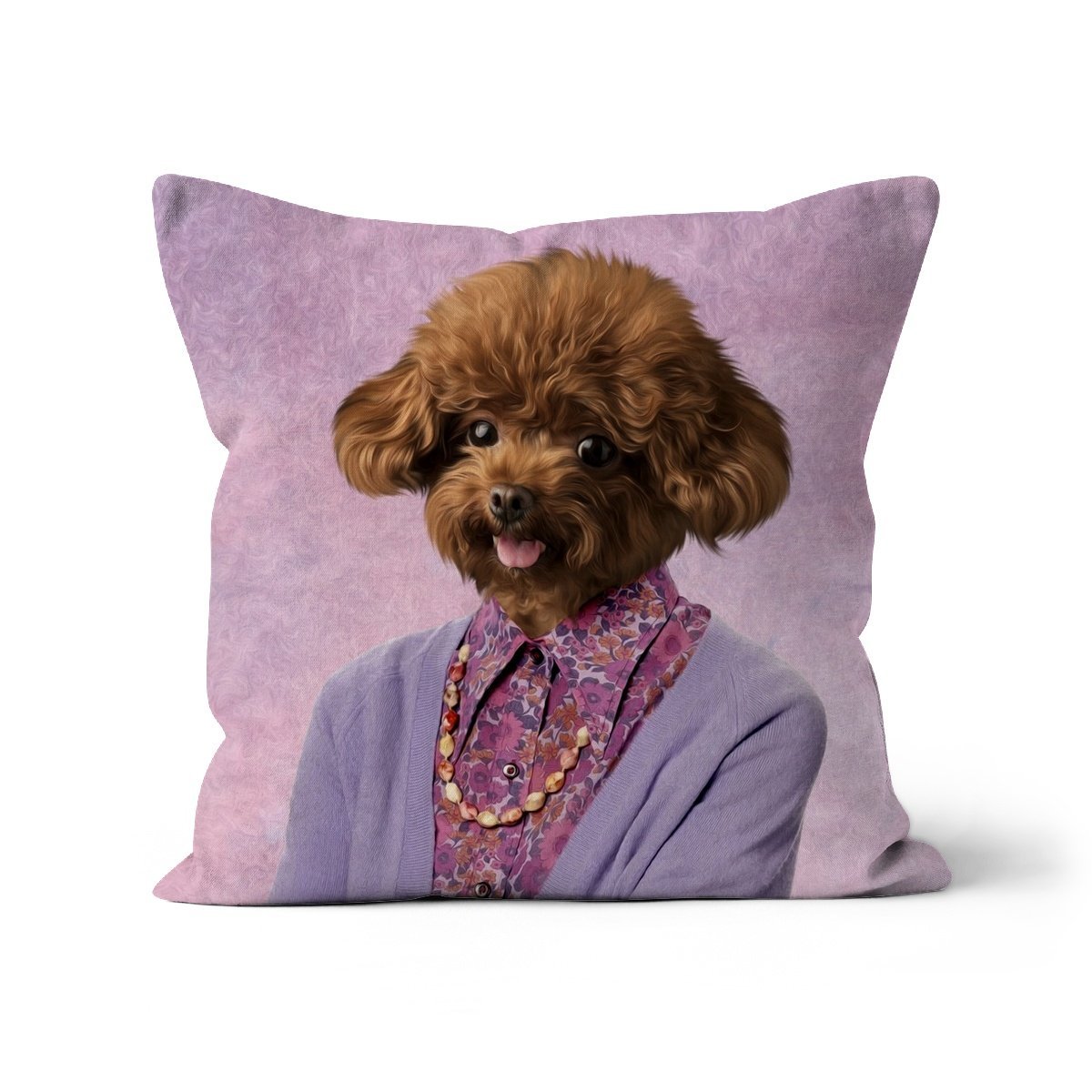 The Dot Cotton (Eastenders Inspired): Custom Pet Pillow - Paw & Glory - Dog Portraits - Pet Portraits