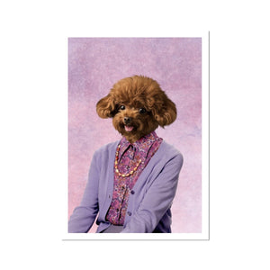 The Dot Cotton (Eastenders Inspired): Custom Pet Portrait - Paw & Glory - Dog Portraits - Pet Portraits