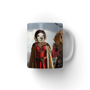 The Dragon Prince & Princess: Custom Pet Coffee Mug - Paw & Glory - Dog Portraits - Pet Portraits