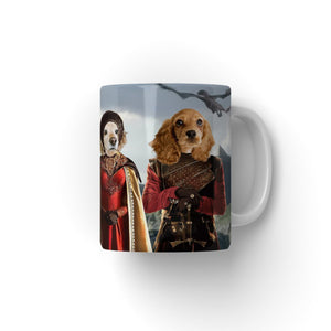 The Dragon Prince & Princess: Custom Pet Coffee Mug - Paw & Glory - Dog Portraits - Pet Portraits