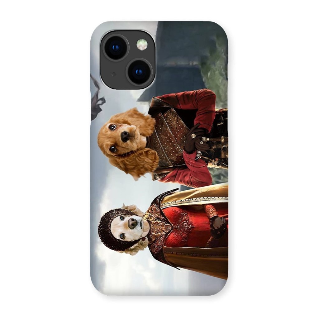 The Dragon Prince & Princess: Custom Pet Phone Case - Paw & Glory - Dog Portraits - Pet Portraits