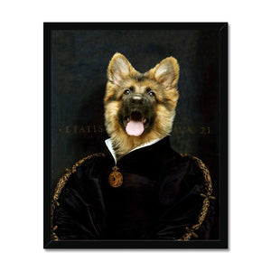 The Duchess: Custom Pet Portrait - Paw & Glory - Dog Portraits - Pet Portraits