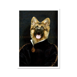 The Duchess: Custom Pet Portrait - Paw & Glory - Dog Portraits - Pet Portraits