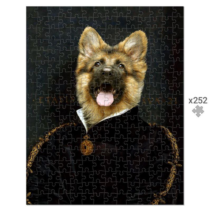 The Duchess: Custom Pet Puzzle - Paw & Glory - Dog Portraits - Pet Portraits