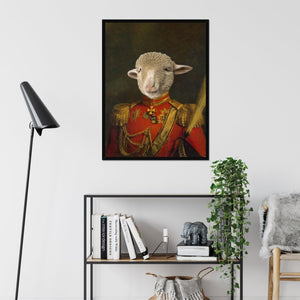 The Duke: Animal Art Framed Portrait - Paw & Glory - Dog Portraits - Pet Portraits