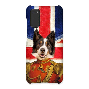 The Duke British Flag Edition: Custom Pet Phone Case - Paw & Glory - Dog Portraits - Pet Portraits