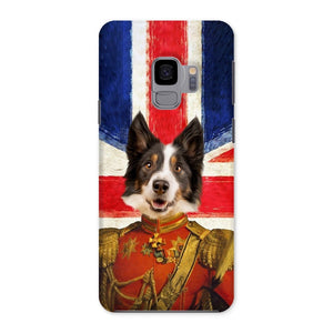 The Duke British Flag Edition: Custom Pet Phone Case - Paw & Glory - Dog Portraits - Pet Portraits