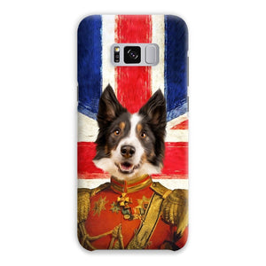 The Duke British Flag Edition: Custom Pet Phone Case - Paw & Glory - Dog Portraits - Pet Portraits