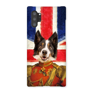 The Duke British Flag Edition: Custom Pet Phone Case - Paw & Glory - Dog Portraits - Pet Portraits